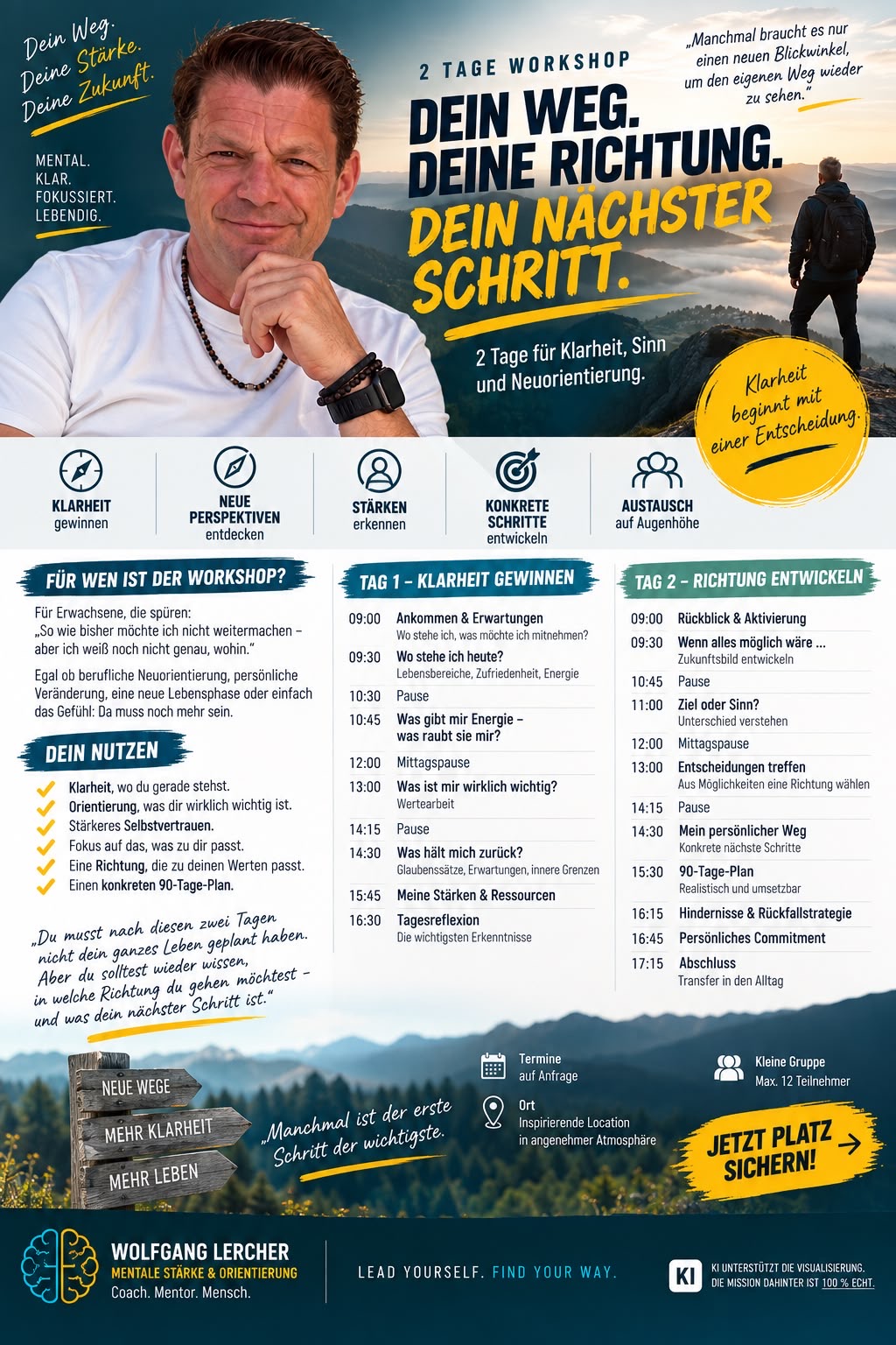Dein Weg. Deine Richtung. Dein nächster Schritt.